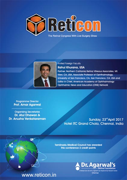 Dr. Rahul Khurana Key Note Speaker at the RETICON